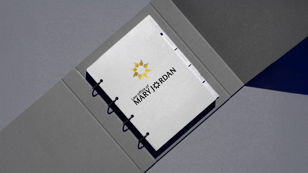 Law Offices of Mary Jordan brand identity